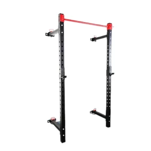 Jaula funcional plegable Sportfitness para dominadas, sentadillas y entrenamiento de fuerza.