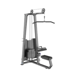 Polea Alta Sportfitness U3012C con torre de peso para entrenamiento de espalda y bíceps.