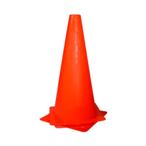 Conos de Entrenamiento flexibles y apilables color naranja para agilidad, coordinación y prácticas deportivas.