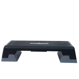 Aerobic Step Pro negro con superficie antideslizante
