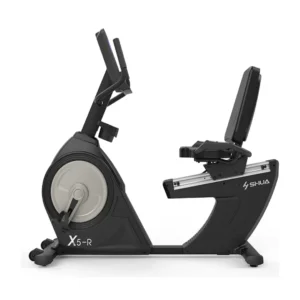 Bicicleta Reclinada SHUA X5-R SH-B6500R profesional con pantalla LCD de 7 pulgadas y resistencia magnética.