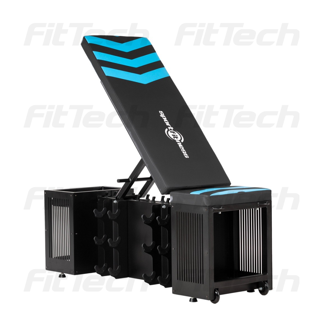 BANCO PARA EJERCICIO CON ALMACENAMIENTO MUB001 SPORTFITNESS