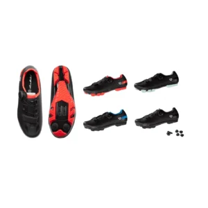 Zapatillas MTB Power GW negras con diseño robusto para ciclismo de montaña