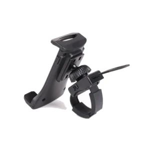 Soporte para Celular y Tablet 1124059 ajustable con clip, correa de sujeción y cabezal giratorio horizontal y vertical.