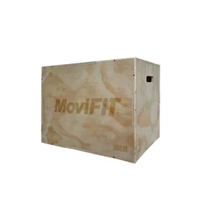 Cajón pliométrico de madera Movifit para entrenamiento funcional y cross training