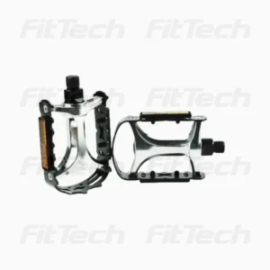 Pedales MTB VP-518S de aluminio natural y negro VP con diseño en jaula para bicicleta de montañaPedales MTB VP-518S, en aluminio natural/negro, diseño en jaula para mayor agarre, durabilidad y rendimiento en montaña