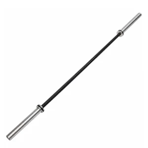 Barra Olímpica CrossFit Cromada Dama de 15 kg, longitud de 201 cm y mango de 25 mm.