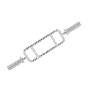 Barra romana Ribwork Sportfitness HA-8048 de acero, 88.5 cm de largo y capacidad de 750 LB, con émbolos giratorios