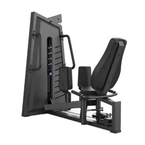 Dual Abductor y Aductor Cross X JN3021 con torre de 80 kg para entrenamiento profesional de piernas.