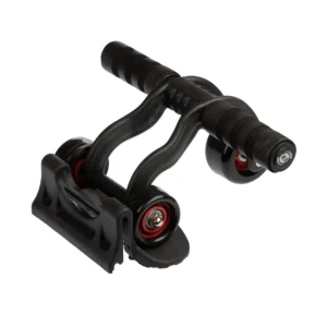 Rueda Abdominal Pro PUAW003 con colchoneta para rodillas y tope de seguridad.
