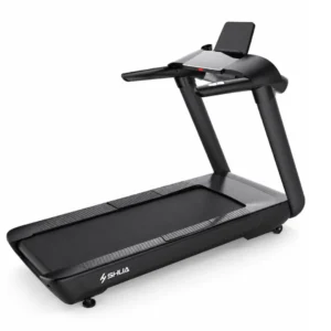 Trotadora Premium V8 Black SHUA SH-T8700 con motor 5.0 HP AC, Bluetooth, inclinación hasta 15% y capacidad de 150 kg.