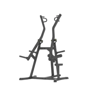 Polea Alta Isolateral IFP1301 Impulse Fitness con carga de discos para entrenamiento de espalda.