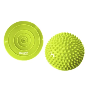 Mini Bosu Inestable MD1431 fabricado en PVC, de 16 cm de diámetro y 8,5 cm de altura.