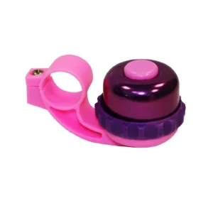 Timbre Infantil JK694 con Soporte Plástico Rosado