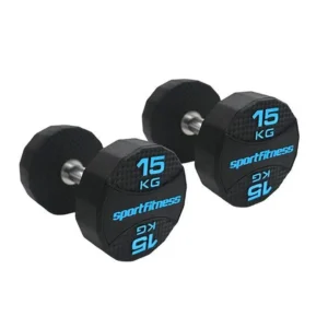 MANCUERNA ENCAUCHETADA 15KG SER. APEXGRIT DB-R-313 SPORTFITNESS
