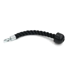 Adaptación Lazo para Tríceps 1 Tope fabricada en acero, nylon y caucho para máquinas de polea.