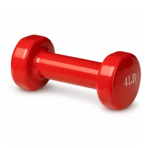 Mancuernas en Vinilo de diferentes colores y pesos de 1 a 12 libras para entrenamiento
