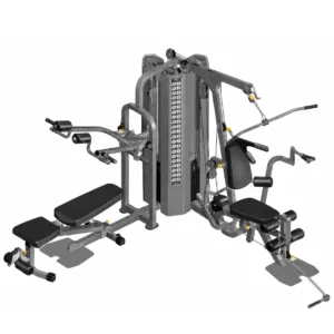 Multiestación IF2060 Impulse Fitness de 2 puestos con dos torres de pesas de 91 kg.