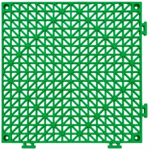 Piso modular de polipropileno 50 × 50 cm y 12.8 mm disponible en rojo, azul, verde y amarillo.Piso modular de polipropileno 50 × 50 cm y 12.8 mm disponible en rojo, azul, verde y amarillo.