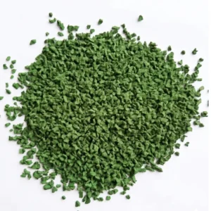Granulado Piso TPV Color de 1 kg disponible en azul claro, azul, rojo, amarillo, blanco, verde y naranja.